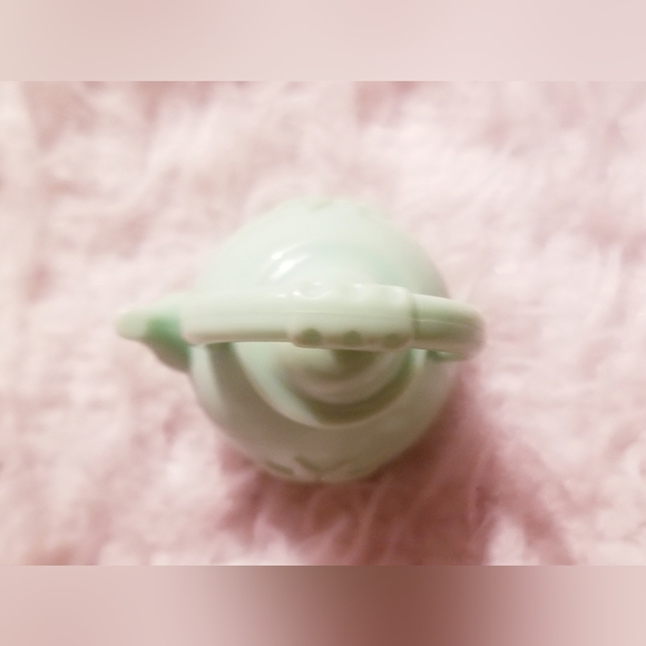 Turquoise Miniature Tea Pot Dollhouse Kettle Flower Plastic - Picture 7 of 8